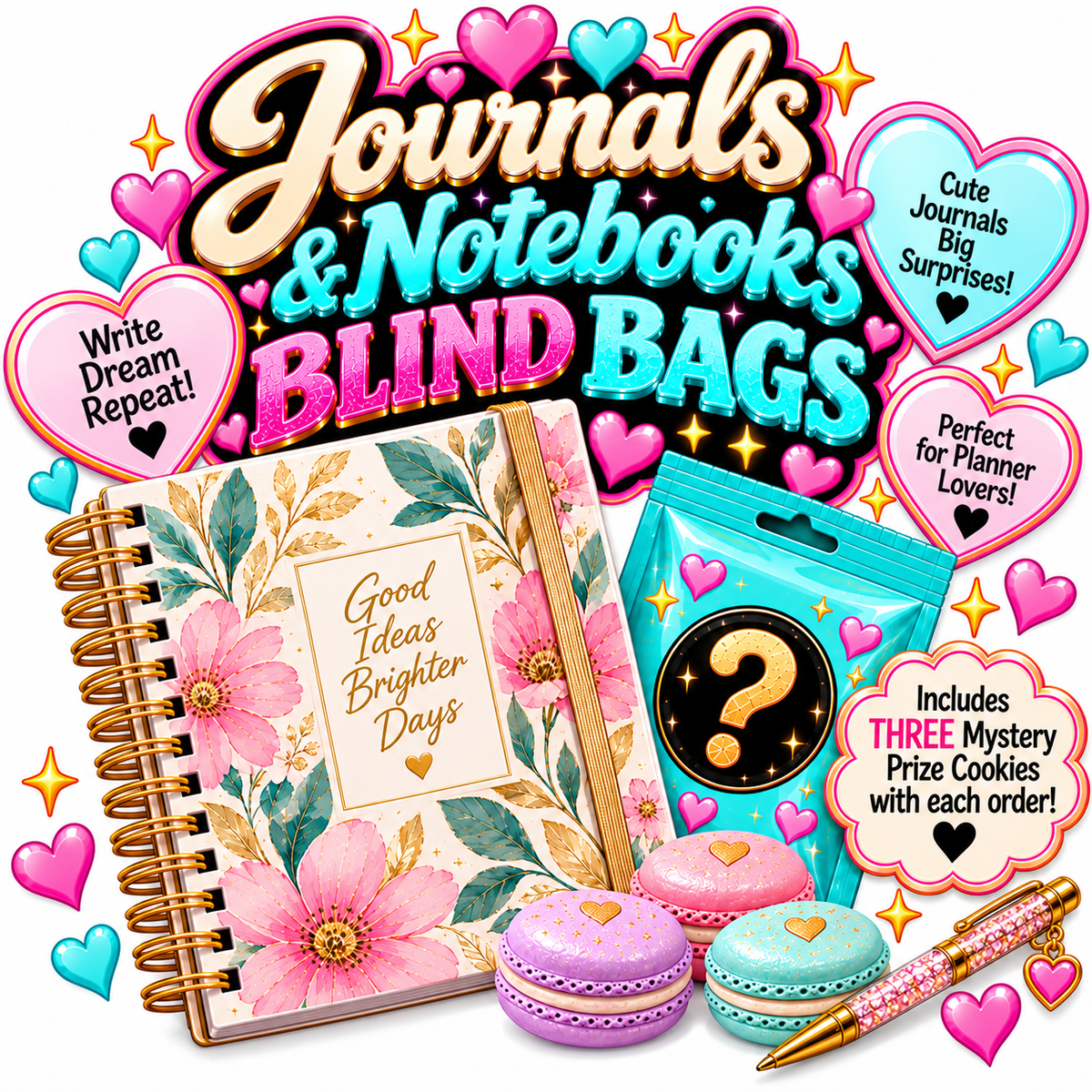 Journals and Notebooks Blind Bags